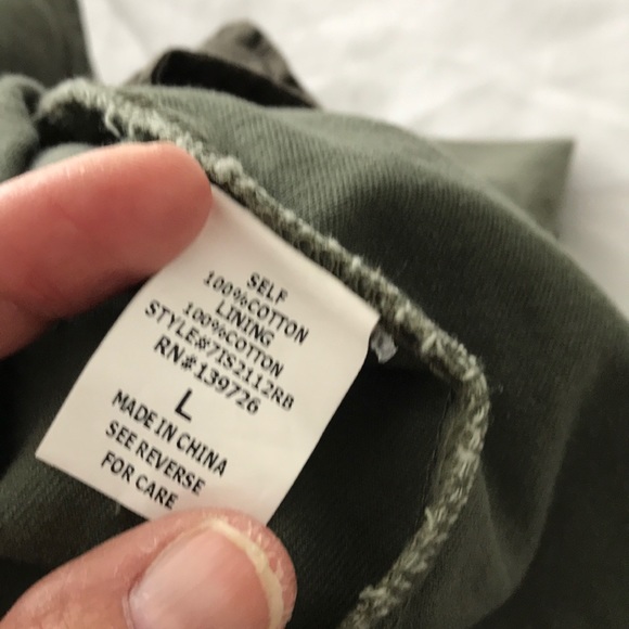 OLIVE GREEN MINISKIRT - Picture 7 of 7